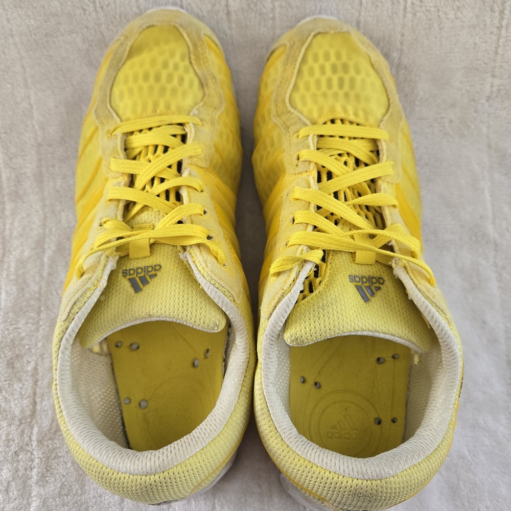 ADIDAS Yellow CLIMA COOL Sneakers Men's Sz9 Activewear Athletic Sport Mesh Shoes - Picture 6 of 12